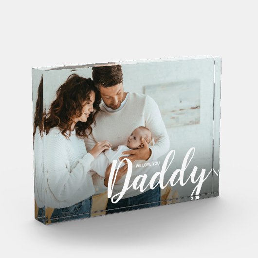 Wir Liebe Sie Daddy Custom Foto (Links)