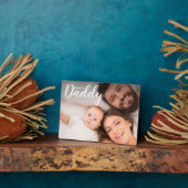 Wir Liebe Sie Daddy Custom Foto Geschenk für Vater Fotoplatte (Seite)