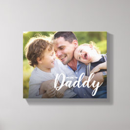Wir Liebe Sie Daddy Custom Foto Leinwanddruck