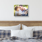 Wir Liebe Sie Daddy Custom Foto Leinwanddruck (Insitu (Schlafzimmer))