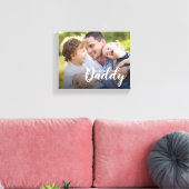Wir Liebe Sie Daddy Custom Foto Leinwanddruck (Insitu (Wohnzimmer))