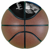 Wir Liebe Sie Daddy Custom Foto Names Basketball (Rechts)