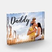 Wir Liebe Sie Daddy Custom Picture Fotoblock (Links)