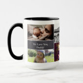 Wir Liebe Sie Daddy Customizable Foto Collector Tasse (Links)