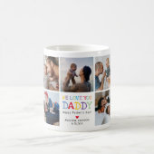 Wir Liebe Sie Daddy Foto Collage Kaffee Tasse (Mittel)