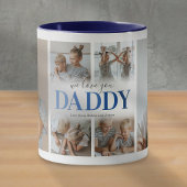 Wir Liebe Sie Daddy Foto Collage Tasse