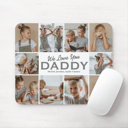 Wir Liebe Sie Daddy Foto Mouse Pad Mousepad (Mit Mouse)