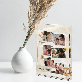 Wir Liebe Sie Daddy FotoCollage Fotoblock