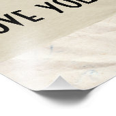 Wir Liebe Sie Daddy FotoCollage Fotodruck (Ecke)