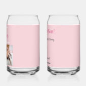 Wir Liebe Sie die beste Mama je rosa Foto Namen be Dosenglas (Links)