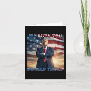 Wir Liebe Sie Donald Trump Karte