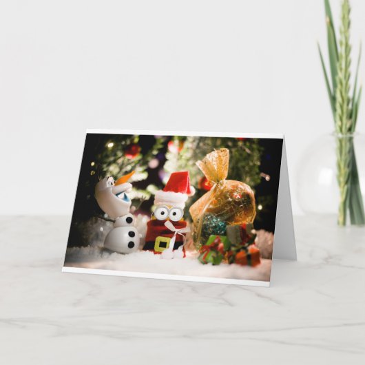 Wir Liebe Sie! Feiertagskarte (Vorderseite)