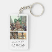 Wir Liebe Sie Foto Schlüsselanhänger (Rückseite)