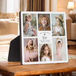 Wir Liebe Sie Gigi Foto Collage Keepake Fotoplatte