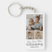Wir Liebe Sie Gramps Foto Schlüsselanhänger (Vorderseite)