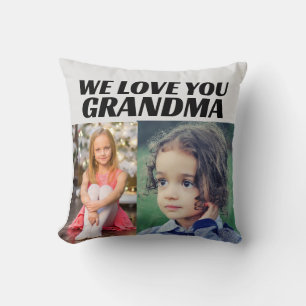 WIR LIEBE SIE GRANDMA FOTO DURCH PILLOW KISSEN