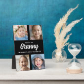 Wir Liebe Sie Granny Familie halten Foto Collage Fotoplatte (Seite)