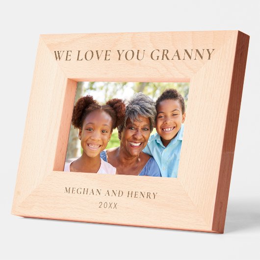Wir Liebe Sie Granny Personalisierten Foto Rahmen