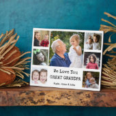 Wir Liebe Sie große Opa 7 FotoCollage Fotoplatte (Seite)