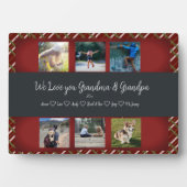 Wir Liebe Sie, Großeltern Custom 6 Foto Grid Fotoplatte (Vorderseite)