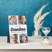 Wir Liebe Sie Großfamilie halten Foto Collage Fotoplatte (Seite)