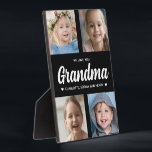 Wir Liebe Sie Großfamilie halten Foto Collage Fotoplatte<br><div class="desc">Erstellen Sie mit Ihren Lieblingsfamilienfotos ein besonderes Geschenk. Diese moderne Foto-Collage enthält 4 wertvolle Bilder ihrer Enkel. Der gesamte Text ist bearbeitbar. Ja,  es ist das perfekte Geschenk für den Muttertag,  aber jede Großmutter würde das auch an ihrem Geburtstag oder als Weihnachtsgeschenk erhalten.</div>