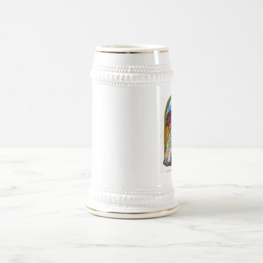 Wir Liebe Sie Großmutter Bierglas (Mittel)