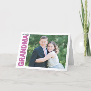 Wir Liebe Sie, Großmutter! Karte