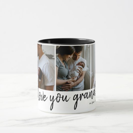 Wir Liebe Sie Großmutter moderne Foto Großeltern T Tasse (Zentrum)