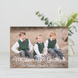Wir Liebe Sie Großvater Vatertag Karte