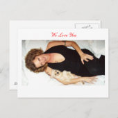 Wir Liebe Sie/Karte Postkarte (Vorne/Hinten)