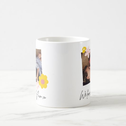 Wir Liebe Sie Maa World Best Modern Print White Ta Kaffeetasse (Mittel)