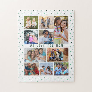 Wir Liebe Sie Mama 10 Foto Collage Moderne Liebe W Puzzle