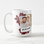 Wir Liebe Sie Mama 2 Bilder Moderne Moderne Trends Kaffeetasse (Links)