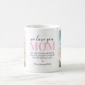 Wir Liebe Sie Mama 2 Foto Kaffeetasse (Mittel)