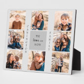 Wir Liebe Sie Mama Familienname Foto Collage Plaqu Fotoplatte (Seite)