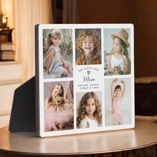 Wir Liebe Sie Mama Foto Collage Keepake Fotoplatte