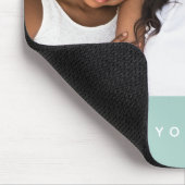 Wir Liebe Sie, Mama Foto Grün Mousepad (Ecke)