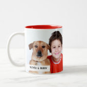 Wir Liebe Sie Mama Foto Persönliche Kaffee Tasse (Links)