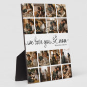 Wir Liebe Sie Mama Foto Plaque Fotoplatte (Seite)