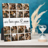 Wir Liebe Sie Mama Foto Plaque Fotoplatte (Seite)