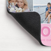 "Wir Liebe Sie" Mama FotoCollage | PERSONALISIERT Mousepad (Ecke)