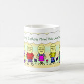 Wir Liebe Sie Mama Geschenk Kaffeetasse (Mittel)