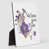 Wir Liebe Sie Mama Geschenke Fotoplatte (Seite)