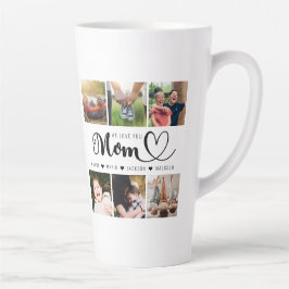 Wir Liebe Sie Mama Kinder Namen Foto Collage Milchtasse