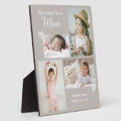 Wir Liebe Sie Mama Kinderfoto Collage Fotoplatte (Seite)