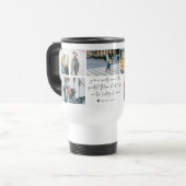 Wir Liebe Sie Mama | Moderne 6 FotoCollage Reisebecher (Vorderseite Links)