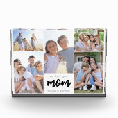 Wir Liebe Sie Mama Personalisierten Fotocollage Bl Fotoblock (Vorderseite)