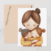 Wir Liebe Sie Mama Postkarte (Vorne/Hinten)