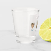 Wir Liebe Sie Mami - Personalisierte Fotos Schießg Schnapsglas (Links)
